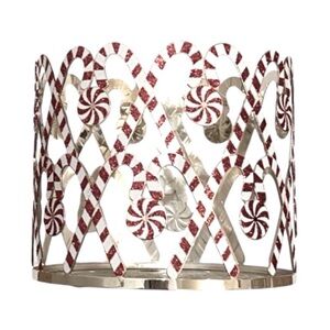 Candy Cane Peppermint Candle Holder